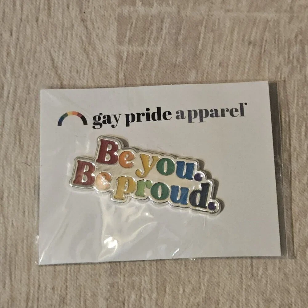 Lot Of 10 Enamel Gay Pride Pins She He They Rainbow Queer Joy Proud Lot #3
